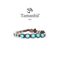Bracciale Tamashii 5 Tibetani in Argento Turchese BHS924-S4-7